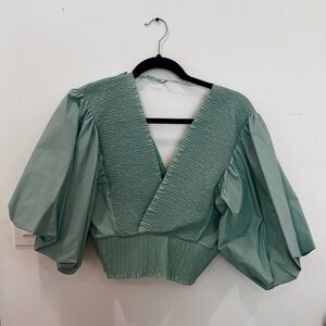 Elegant Green Women's Top